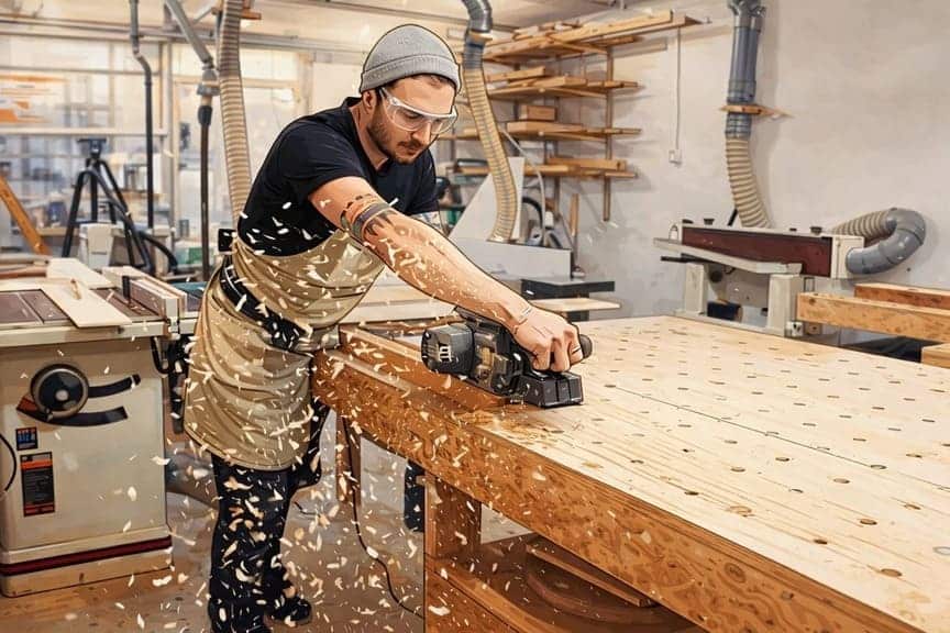 Craftsman working in workshop representing trades businesses in Tennessee