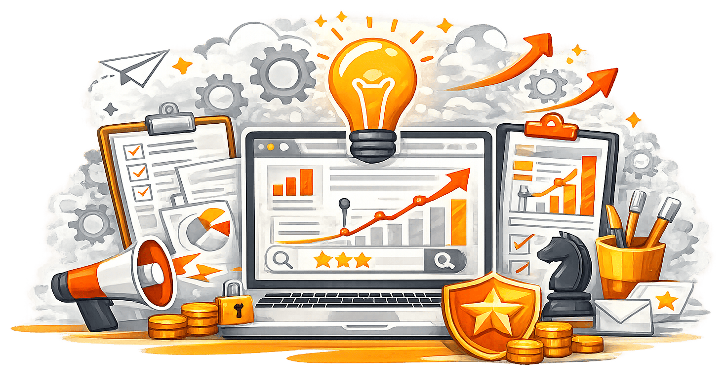 Clear brand positioning and messaging that builds trust, improves conversion rates, and supports long-term brand growth.